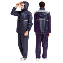 Reflective raincoat waterproof light raincoat with trousers overalls for men and women